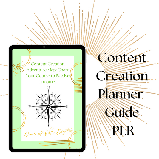Content Creation Planner Guide PLR