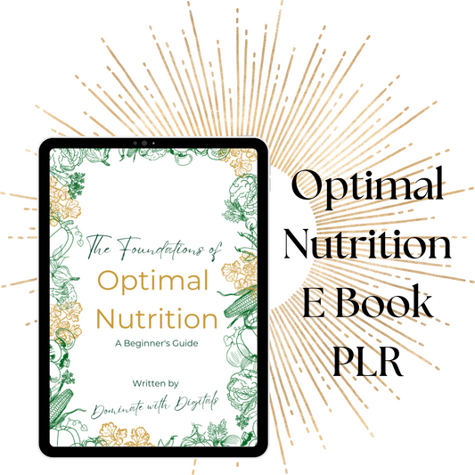 Optimal Nutrition E Book PLR