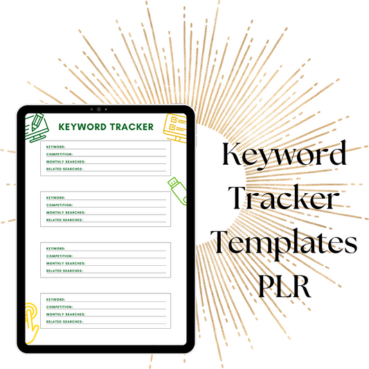 Keyword Tracker Template PLR